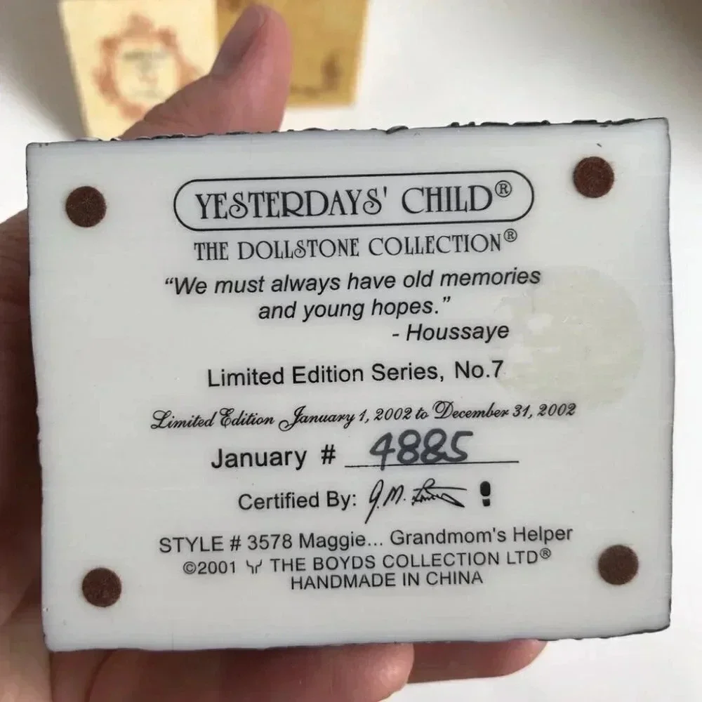 Yesterdays Child Maggie Grandmom’s Helper Figurine